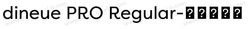 dineue PRO Regular字体转换